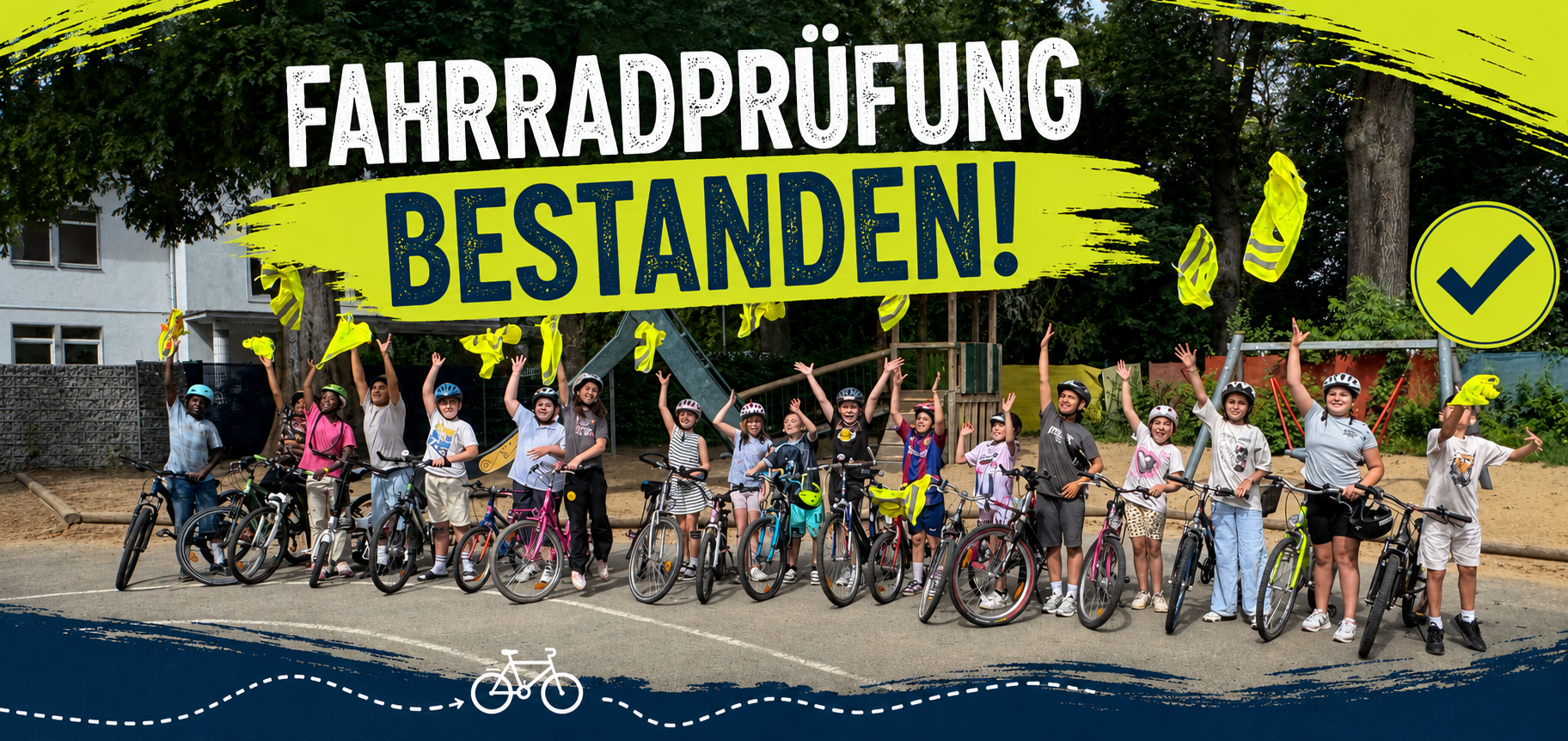 Radfahrprüfung bestanden!