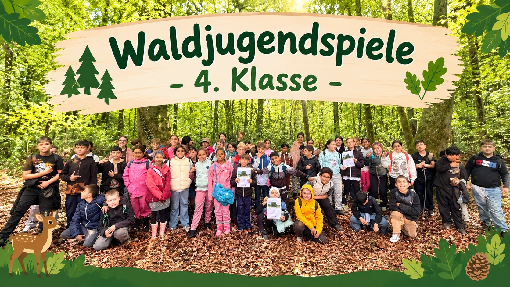 Waldjugendspiele im 4. Jahrgang
